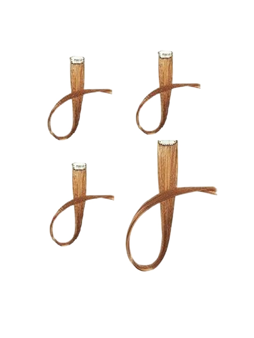 

vister Straight Clip-In Hair Extension - 22 Inch - Golden Streak, Gold