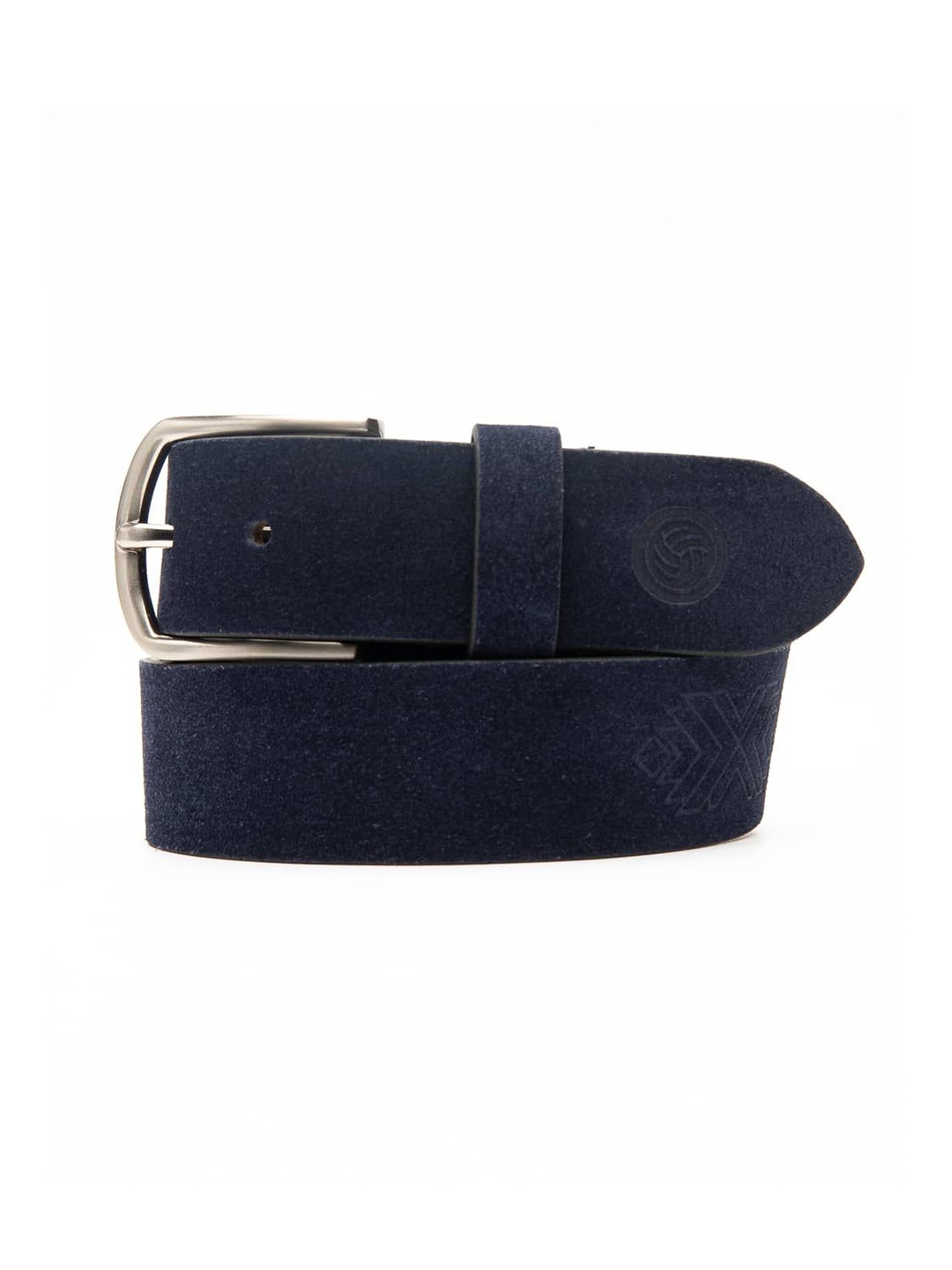 

bacca bucci Men Genuine Leather Suede Elegant and Durable Belts, Blue