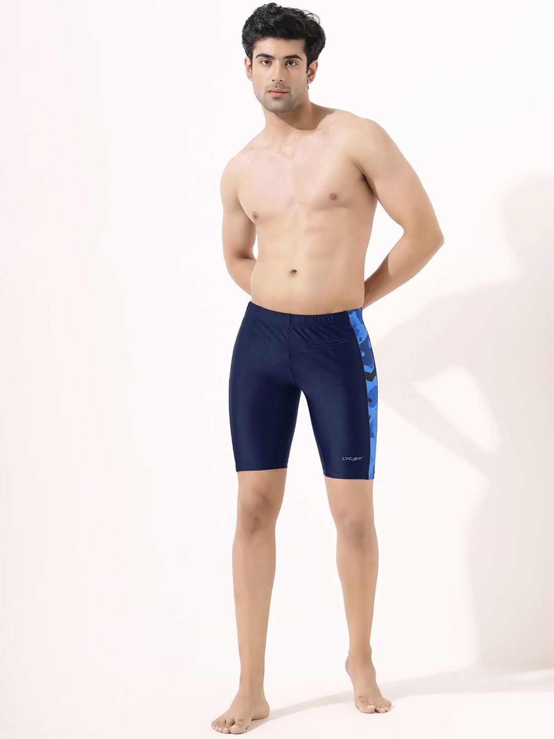 

LYCOT Men Swim Bottoms, Navy blue