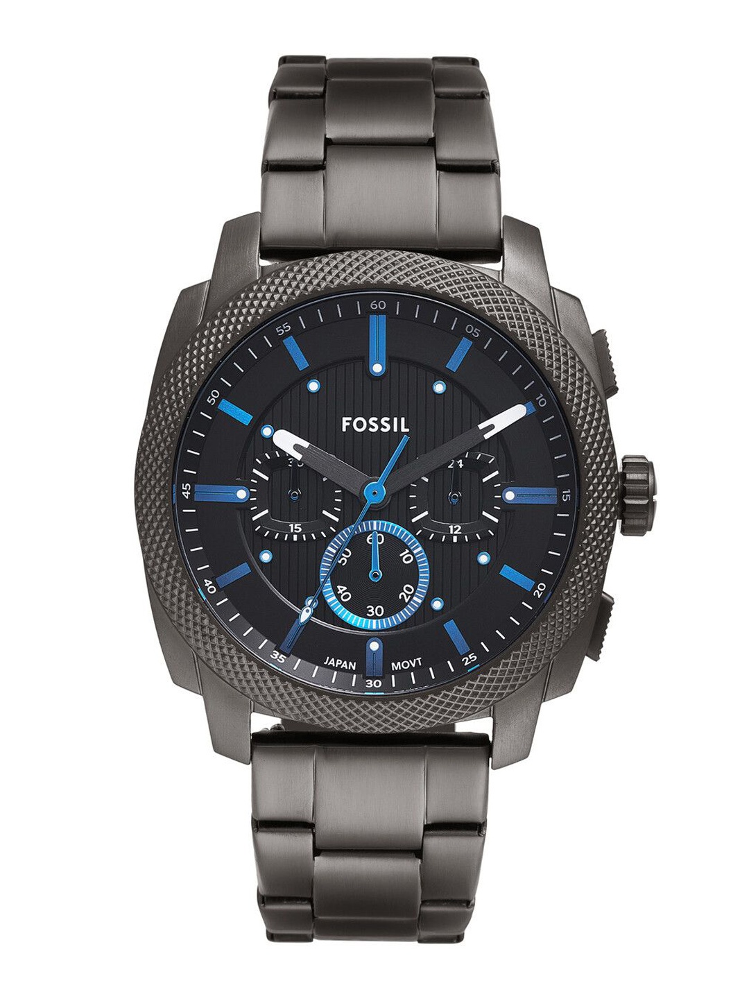 

Fossil Men Dial & Stainless Steel Straps Analogue Watch FS6098, Black