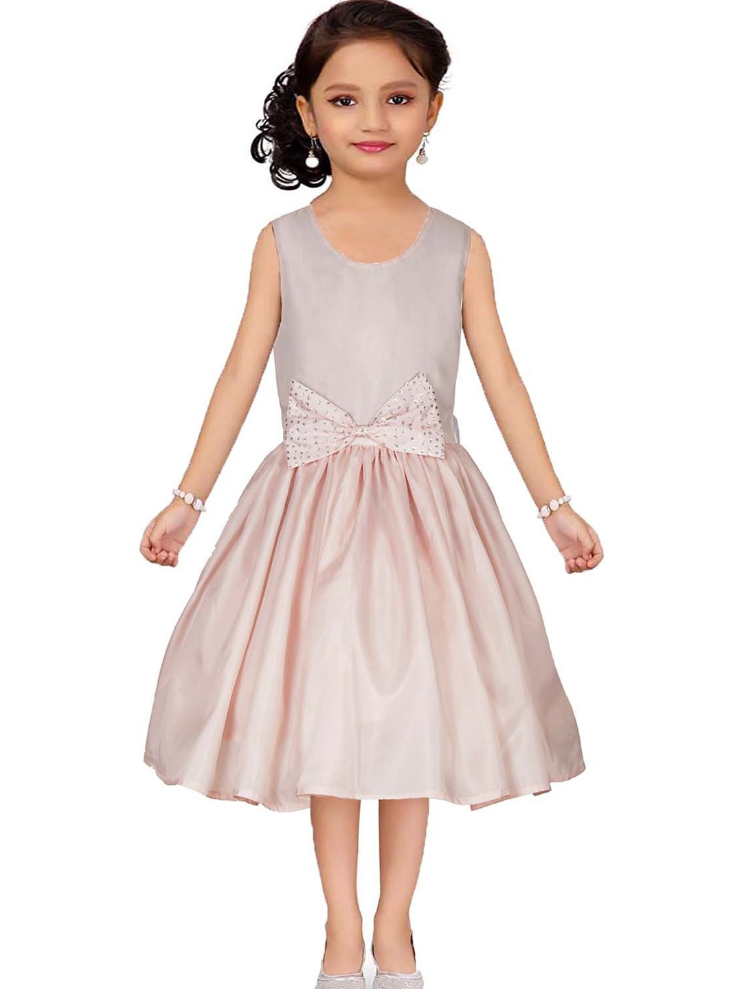 

Wow Princess Satin A-Line Dress, Peach