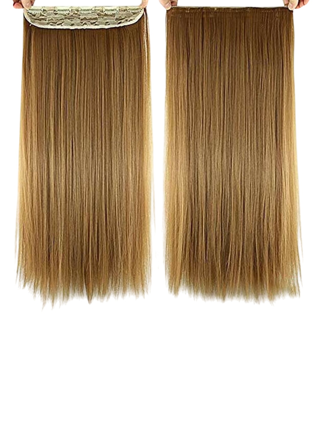 

vister Straight Clip-In Hair Extension - Golden - 24 Inch, Gold