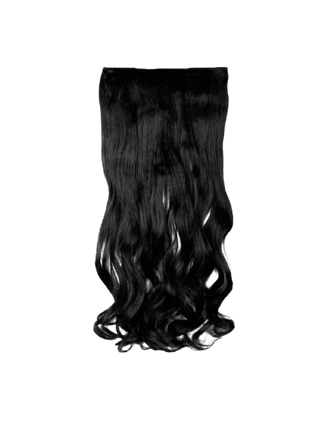 

vister Clip-In Wavy Hair Extension - Black - 24 Inch