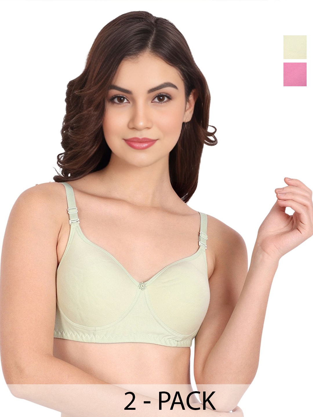 

Liigne Bra Full Coverage Lightly Padded, Green