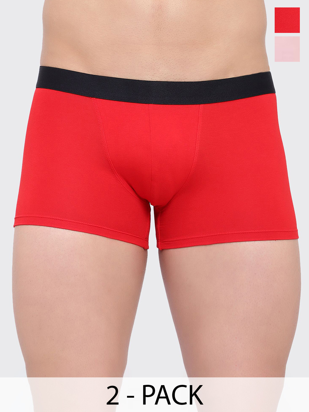 

Bruchi CLUB Pack Of 2 Short Trunks ML-TRNK929-2C, Red