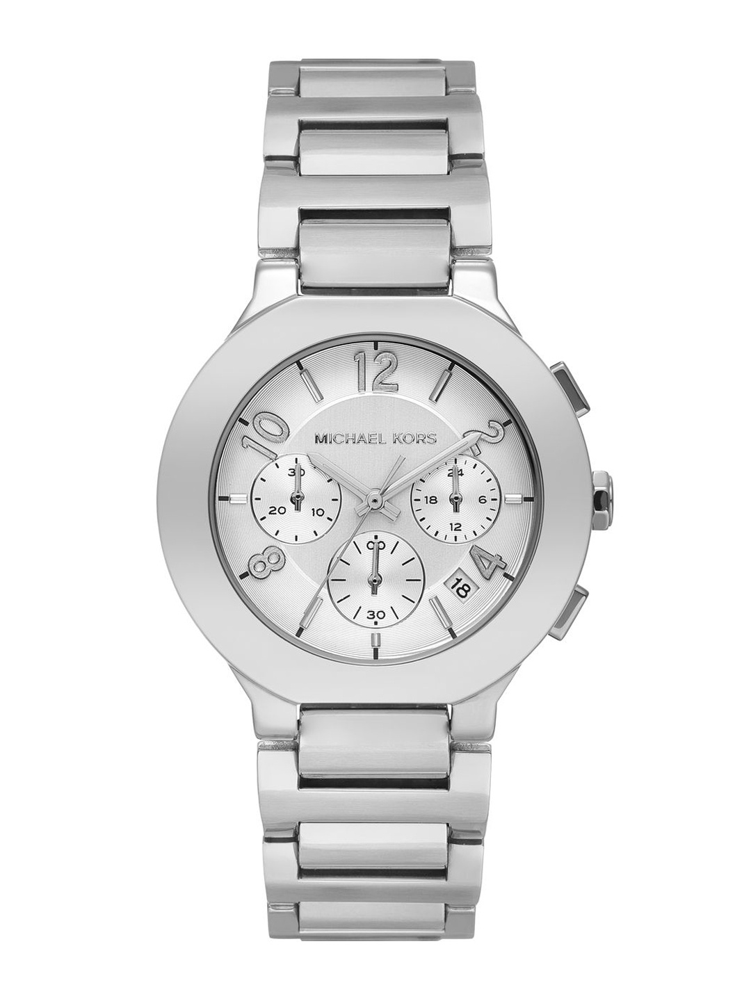 

Michael Kors Women Dial & Stainless Steel Straps Analogue Chronograph Watch MK7522, Silver