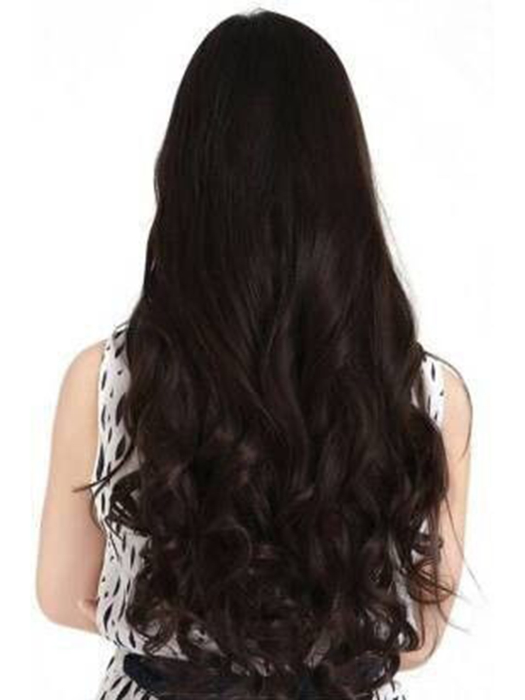 

vister Clip-In Straight Hair Extension - Brown - 24 Inch