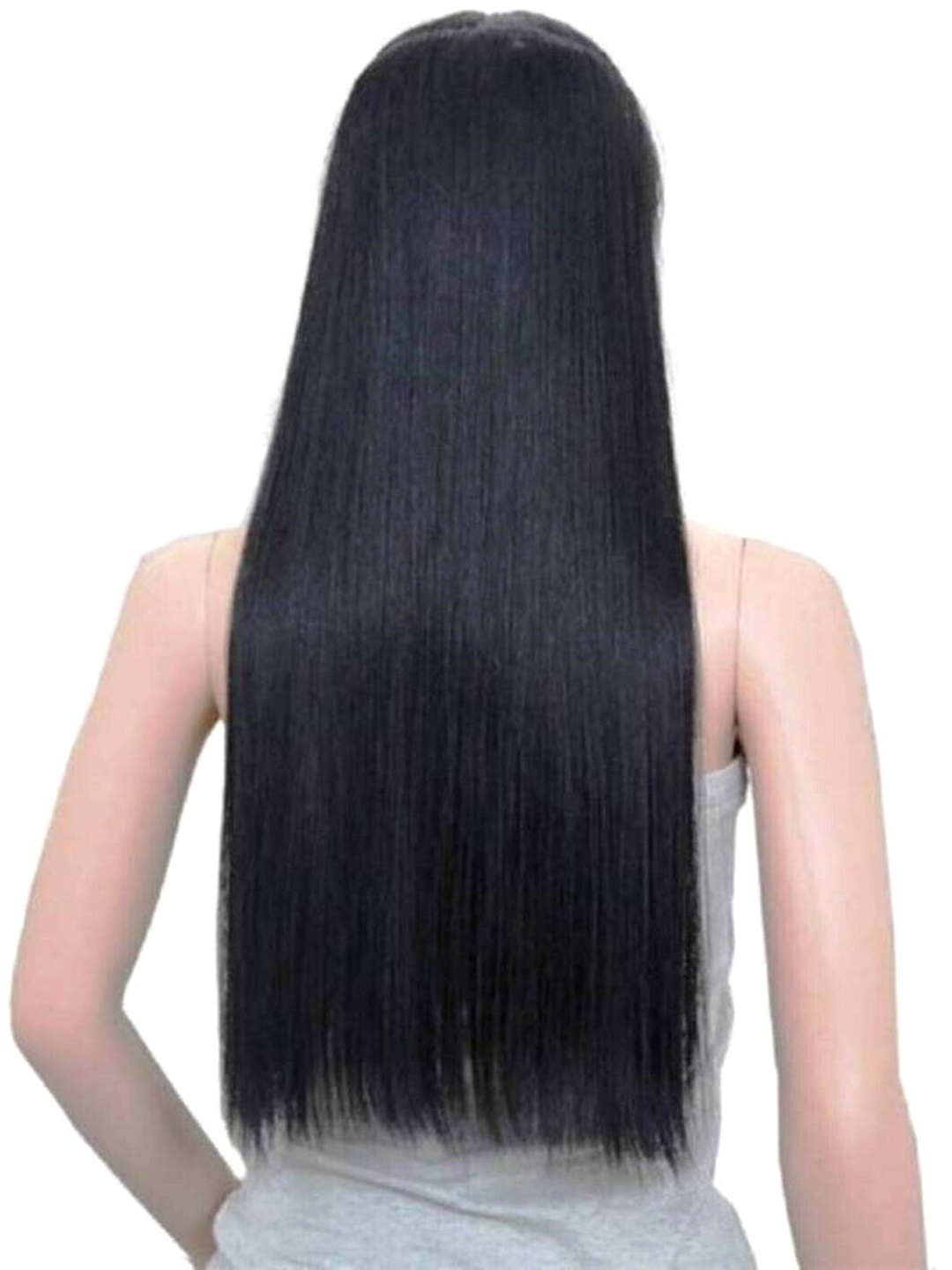 

vister Straight Clip-In Hair Extension - 24 Inch - Black
