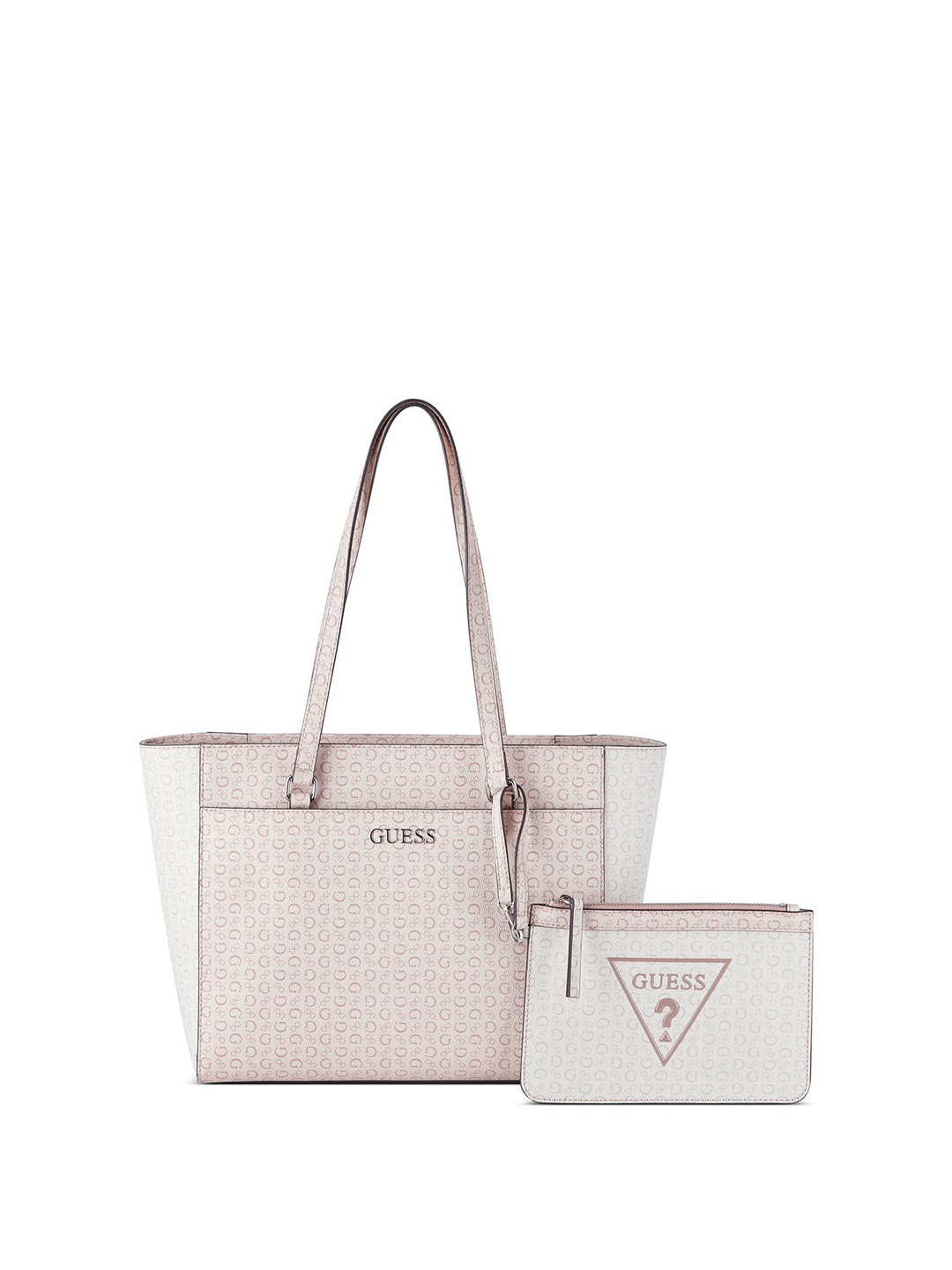 

GUESS Printed Bucket Tote Bag, Pink