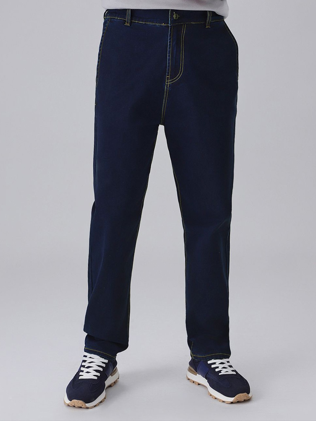 

Banana Club Men Lean Night Blue Regular Fit Denim Jeans