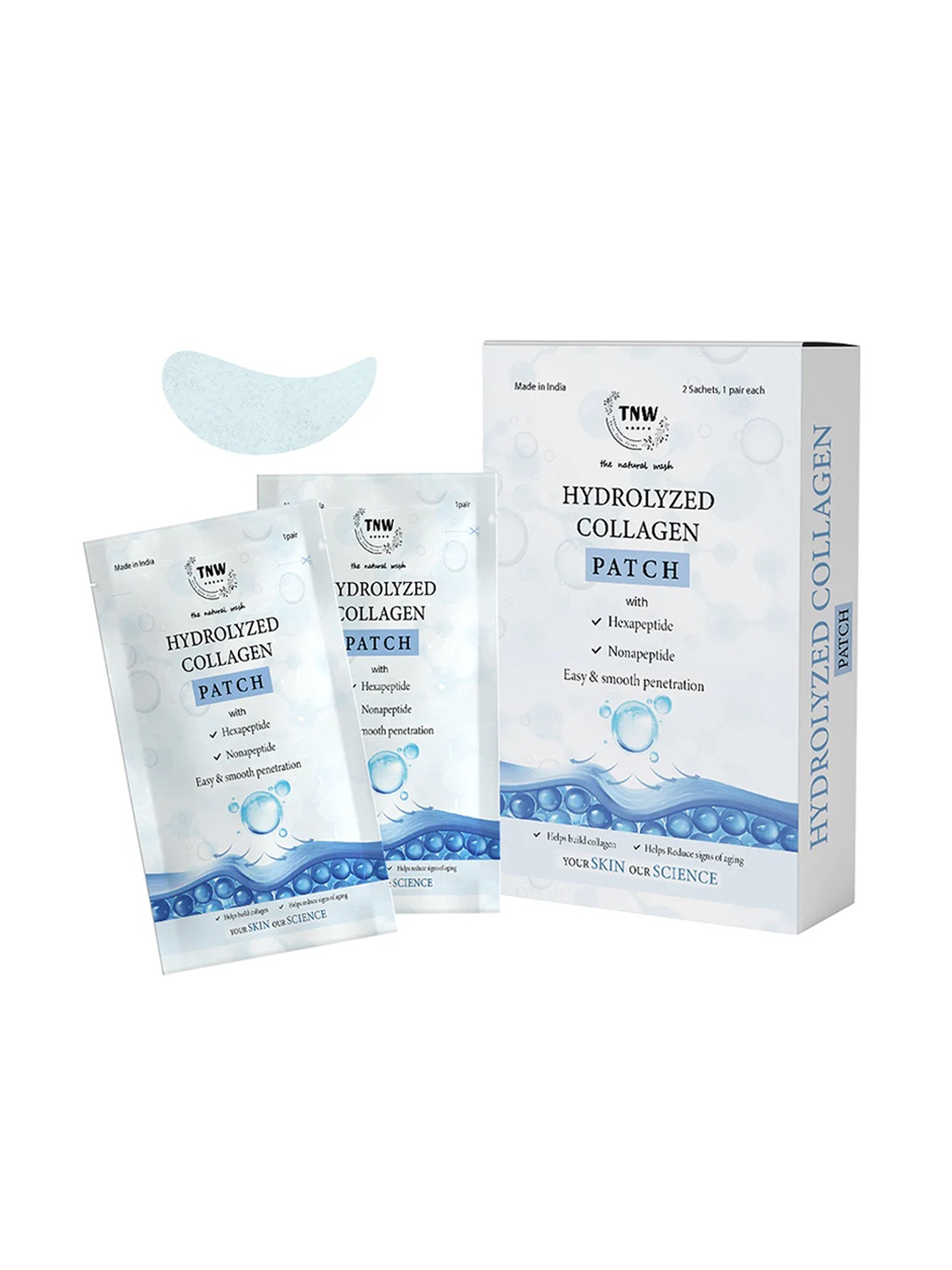 

TNW the natural wash Set of 2 Hydrolyzed Collagen Patch - 2 piece each, White