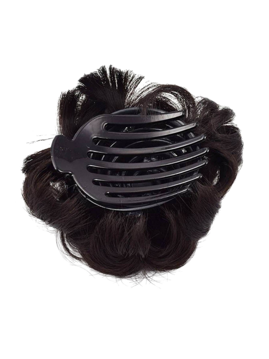 

vister Claw-Based Curly Hair Extension - Brown - 12 Inch