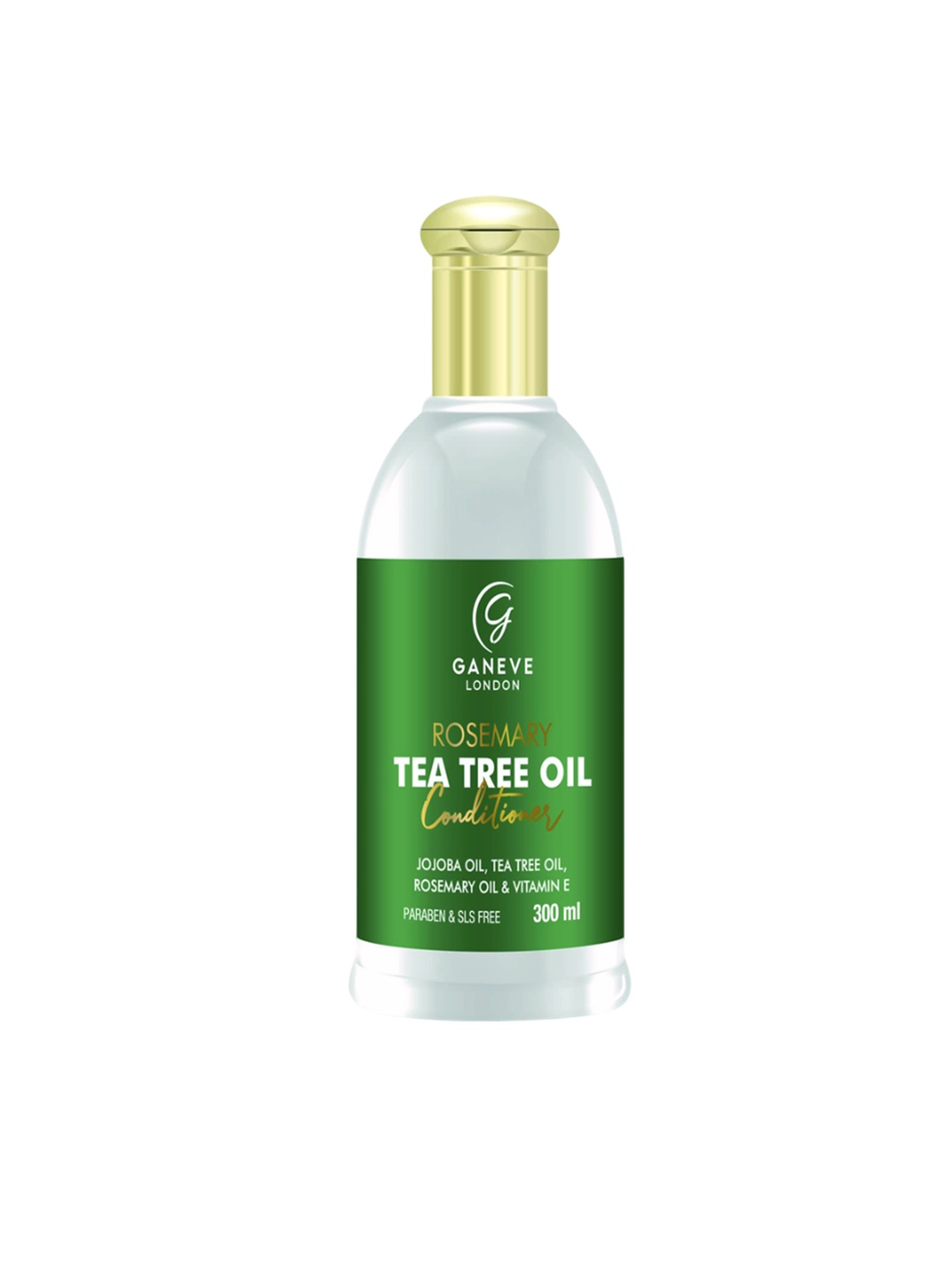 

Ganeve London Rosemary, Tea Tree Conditioner- 300 ml, Green