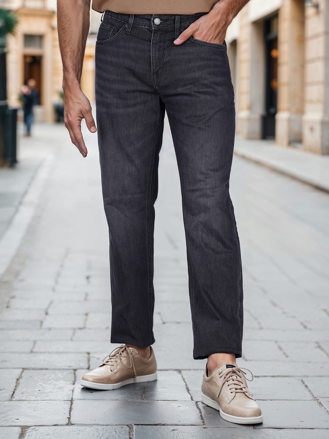 

Celio Men Mid-Rise Jeans, Grey