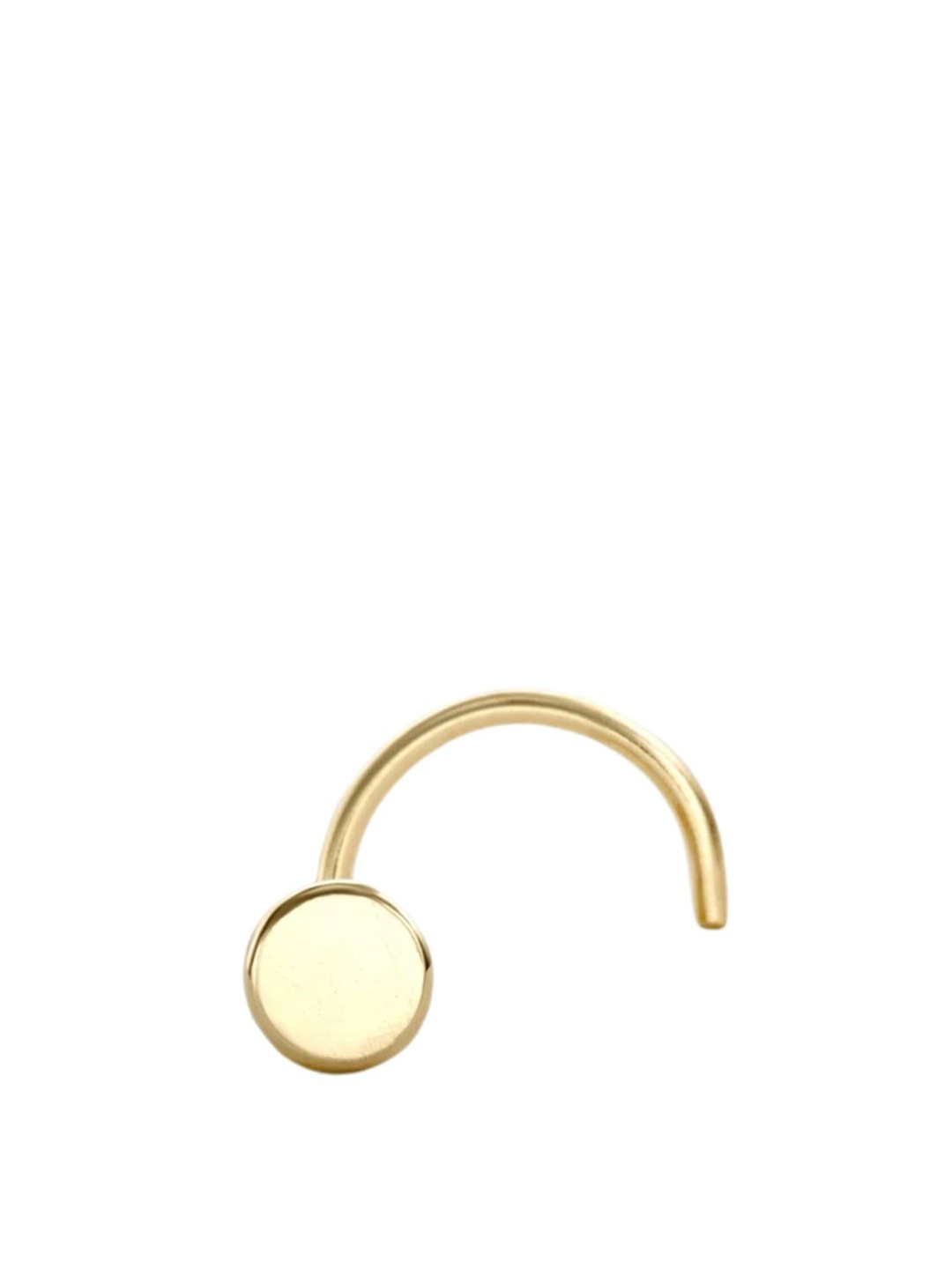 

Abhooshan Gold-Plated Stud Nosepin