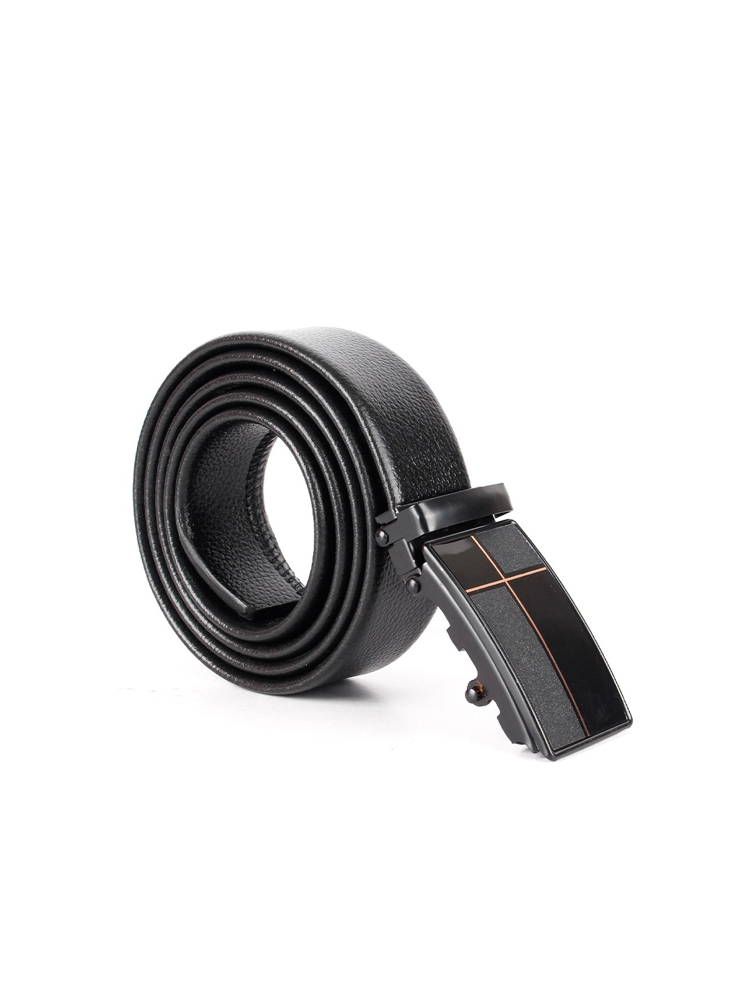 

CIMONI Men Textured Formal Belt, Black