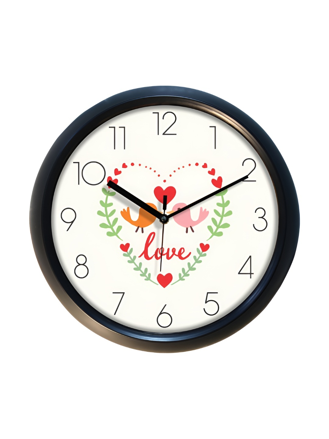 

Aura White & Blue Printed Contemporary Wall Clock
