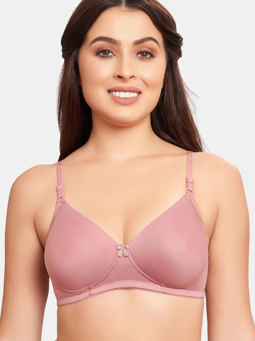 

SKDREAMS Women Full Coverage Heavily Padded T-shirt Bra, Pink