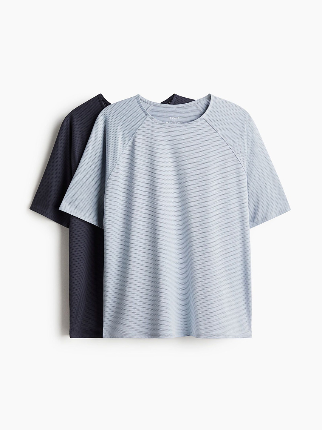 

H&M 2-Pack Sports Tops With Dry Move, Blue