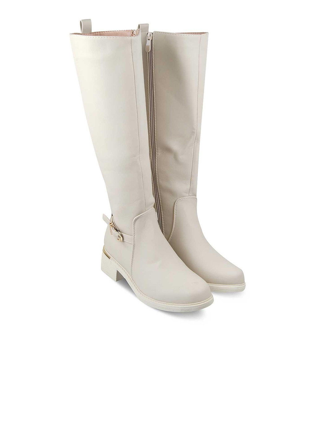 

Tresmode The Tloin Women Knee-Length Boots, Off white