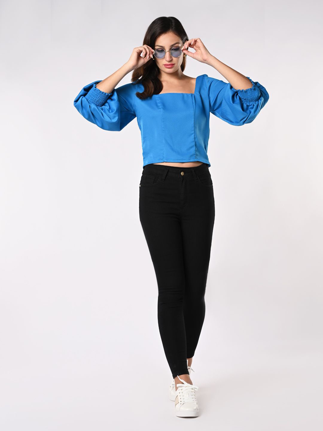 

IZEL Crop Top, Blue