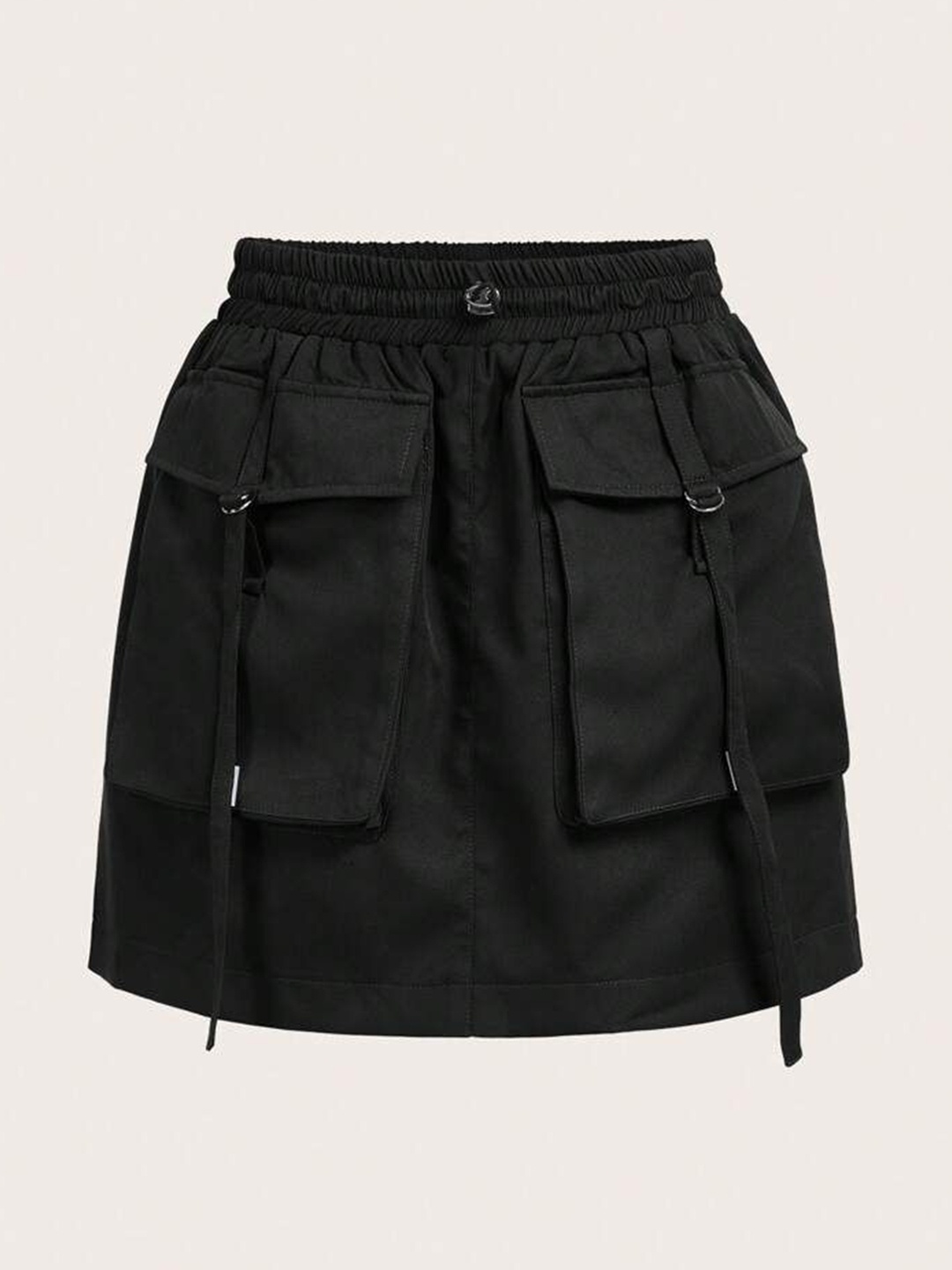 

TABADTOD Women Cargo Mini Skirt, Black