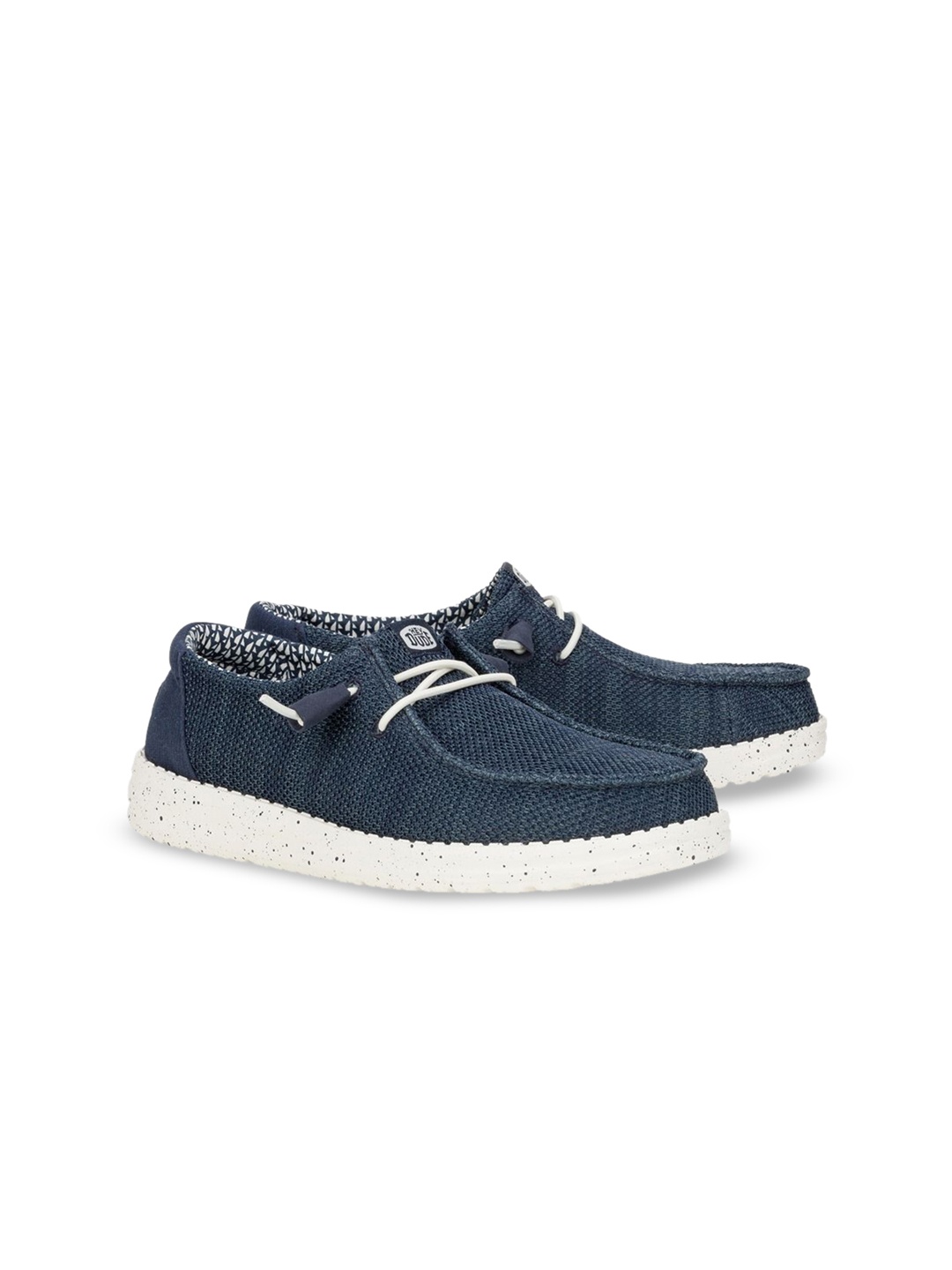 

HEYDUDE Women Wendy Stretch Sox Navy Espadrilles, Navy blue