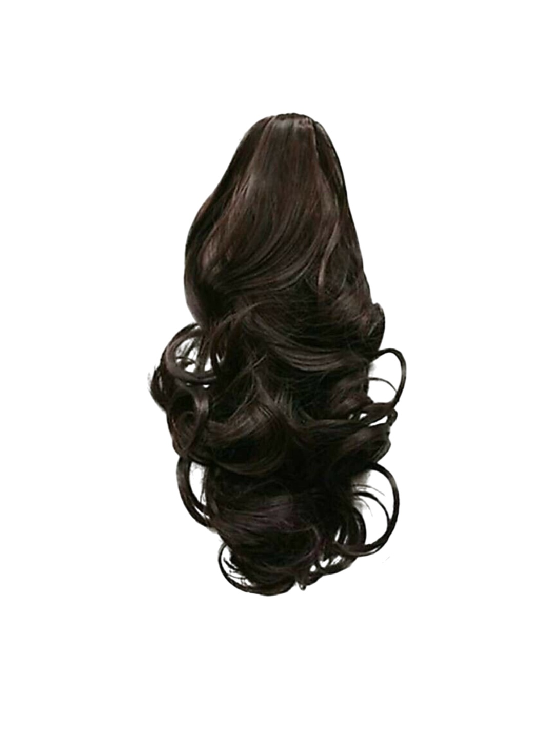 

vister Clip-In Curly Hair Extension - Black - 18 Inch
