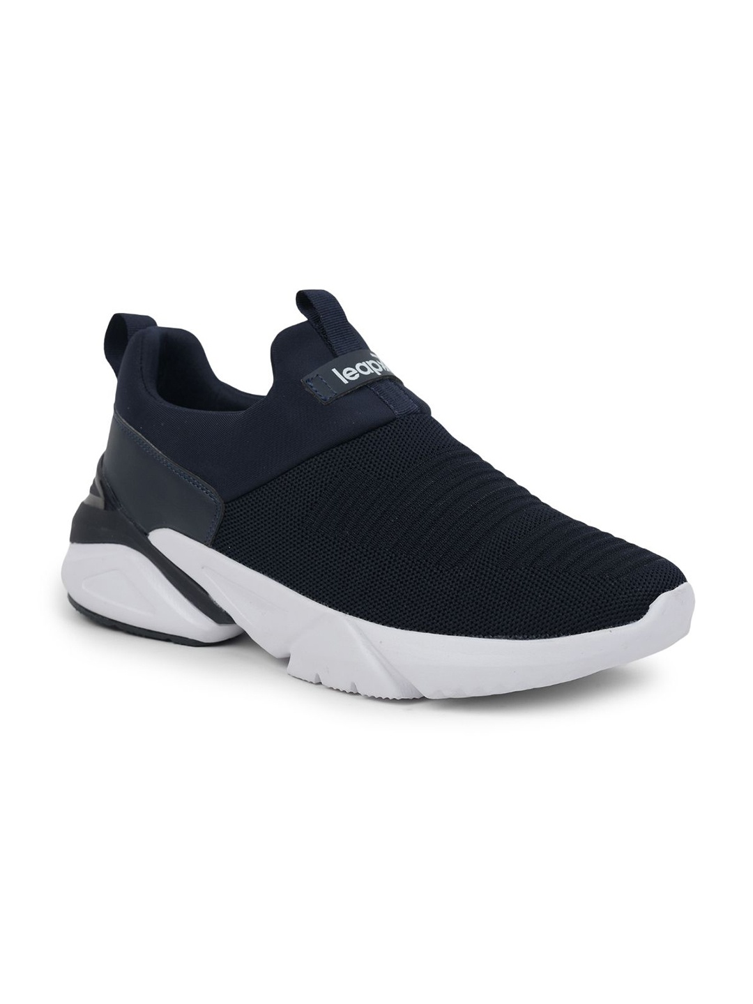 

Liberty Men BRISK-01 Non-Marking Walking Slip-On Sports Shoes, Navy blue