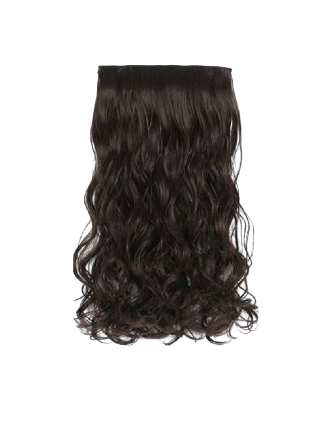 

vister Wavy Clip-In Hair Extension - 20 Inch - Black