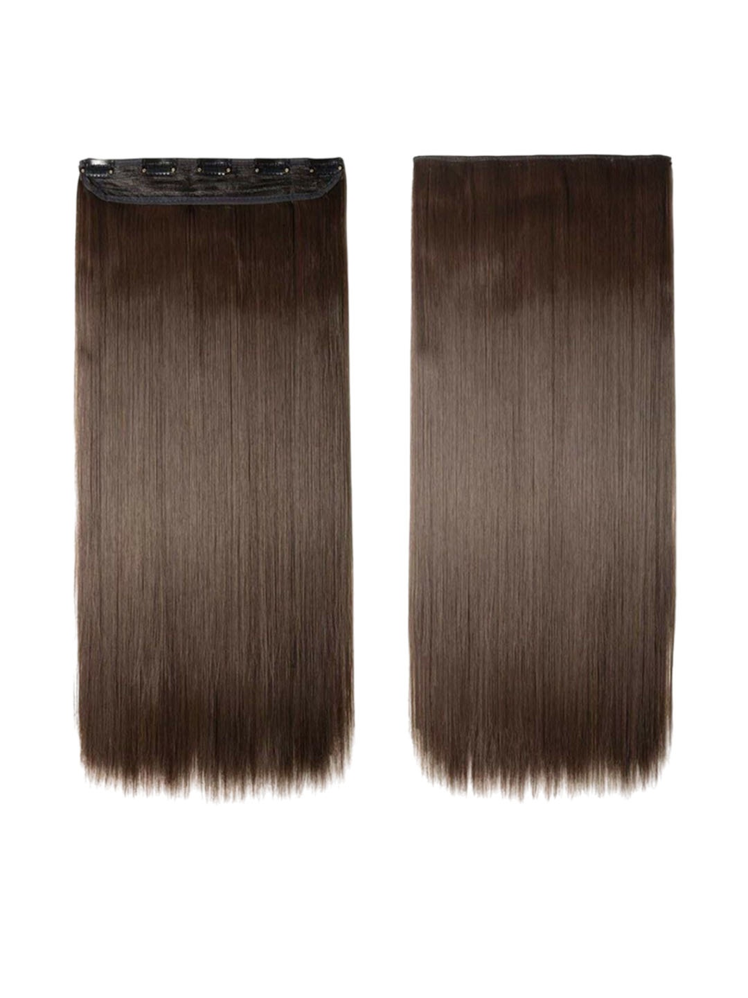 

vister Clip-In Straight Hair Extension - Brown - 22 Inch