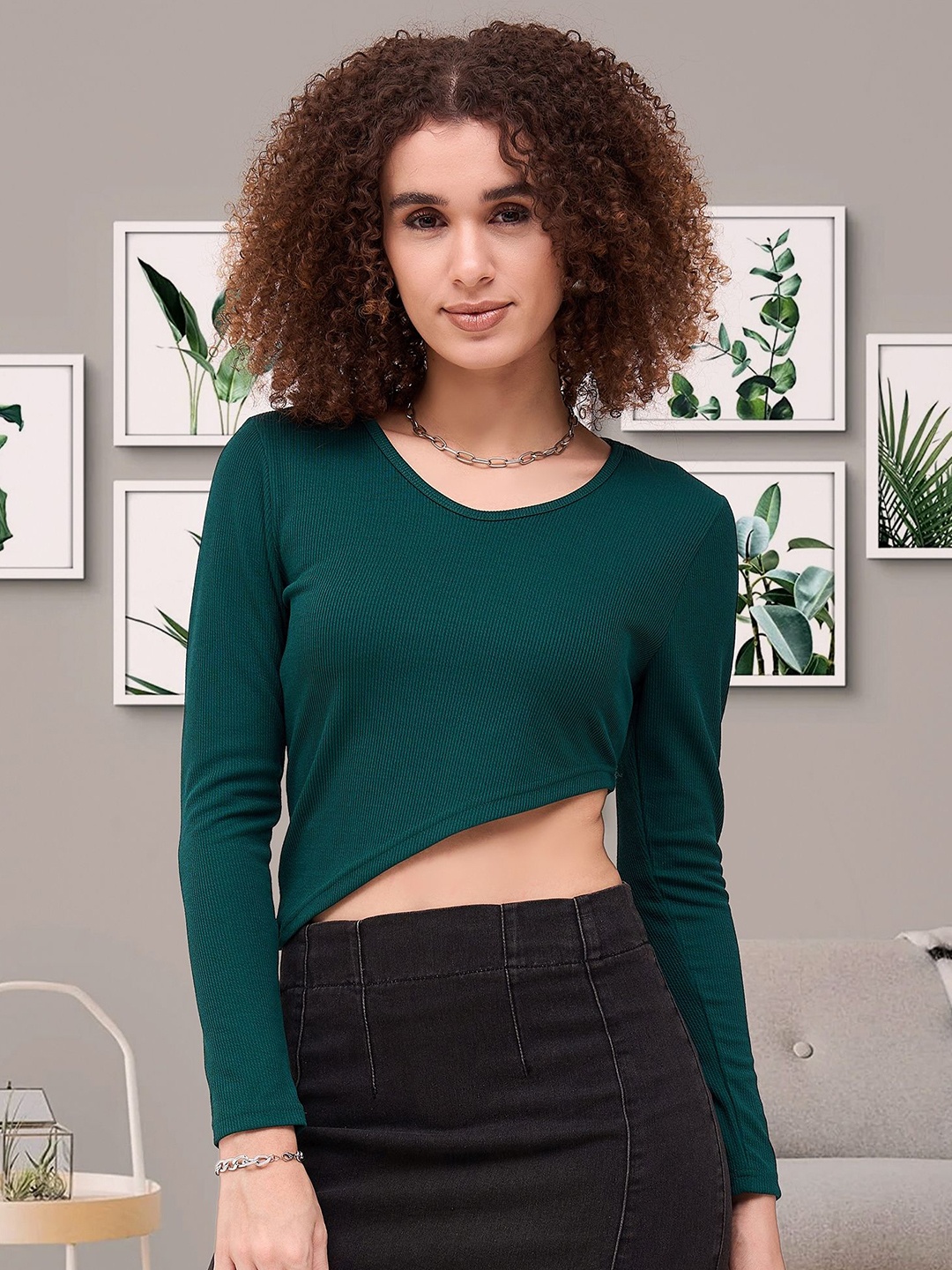 

DressBerry Crop Top, Teal