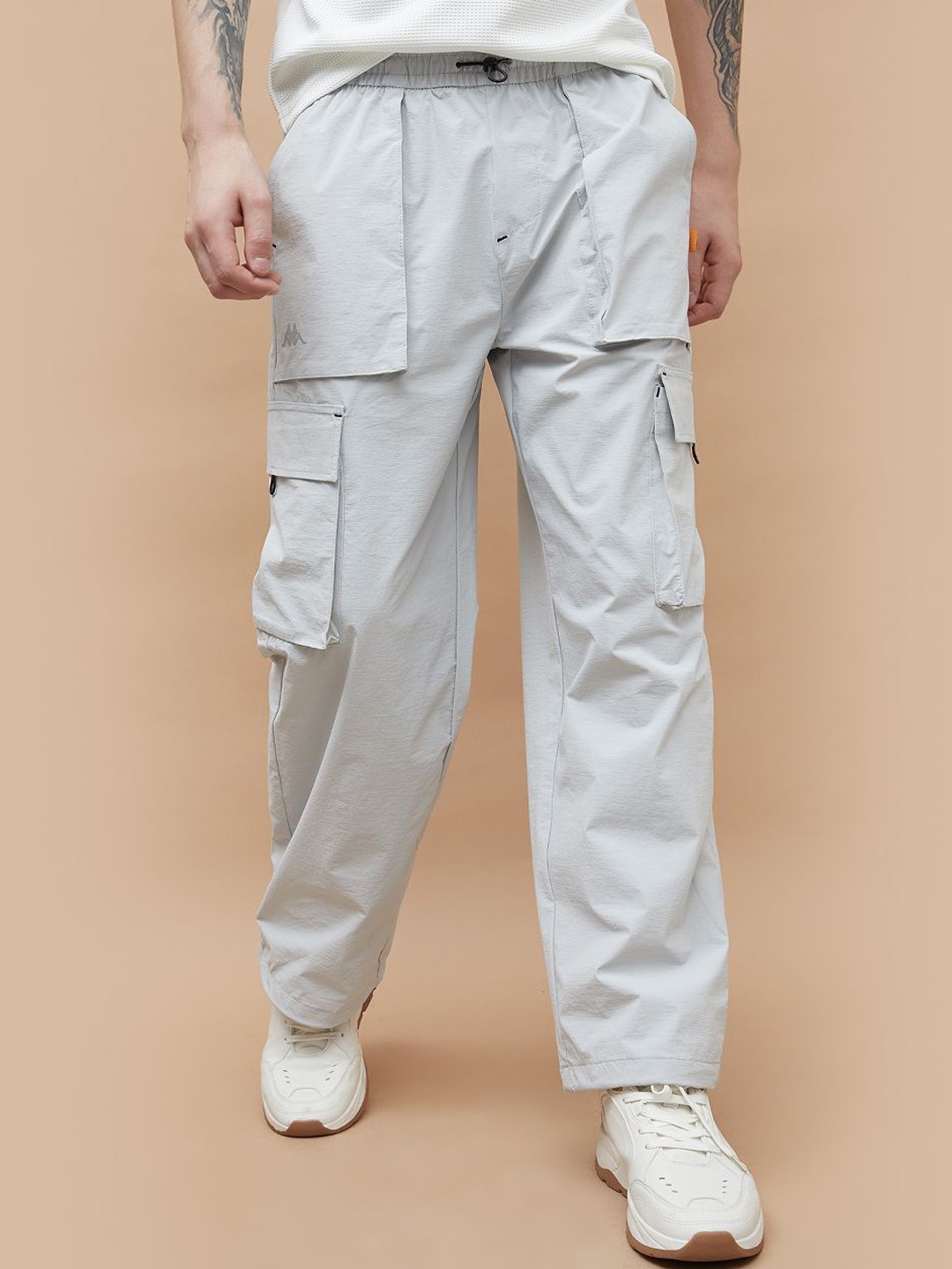 

Kappa Men Oversized Pockets Cargos, Grey
