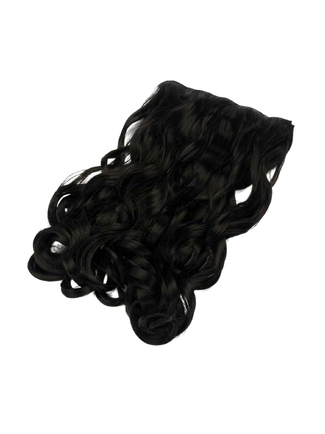 

vister Clip-In Curly Hair Extension - Black - 22 Inch