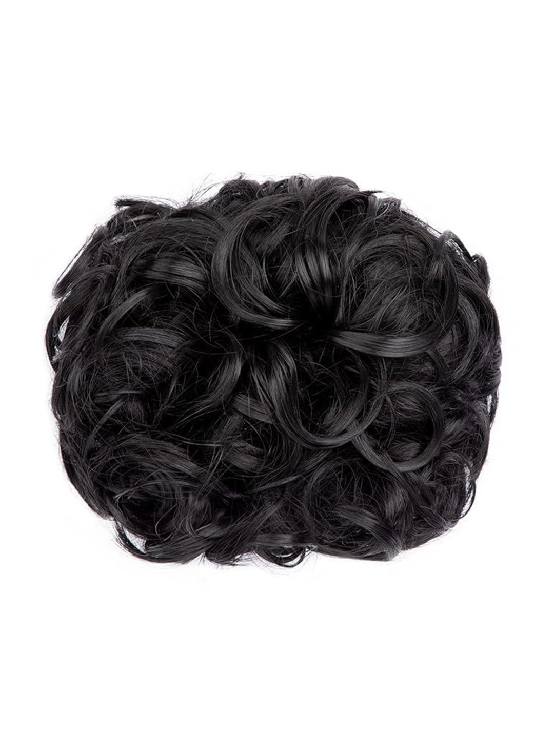 

vister Clip-In Curly Hair Bun Extension - Black - 15 cm