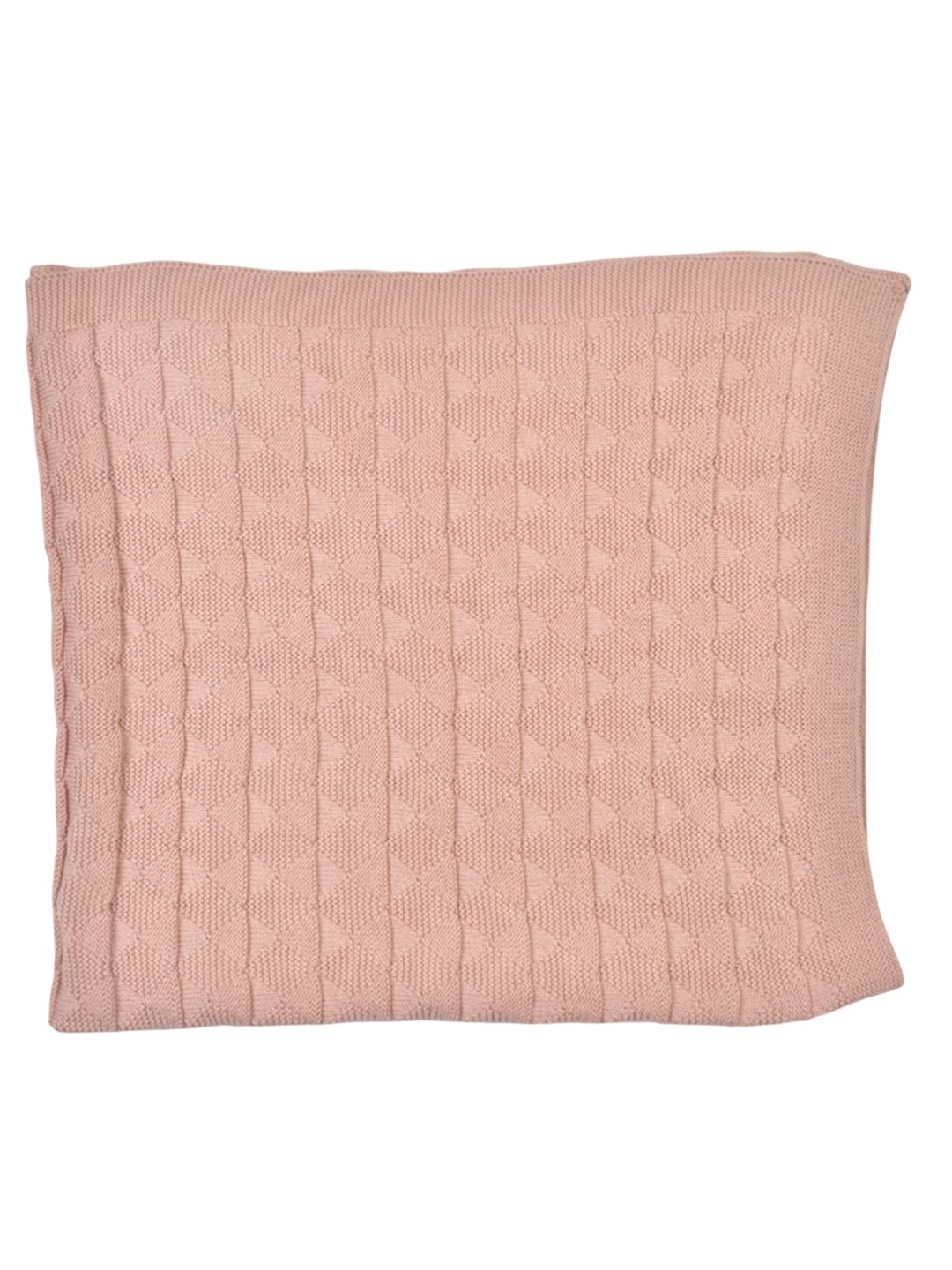 

NESTA TOYS Infant Knitted Cotton Blanket, Pink