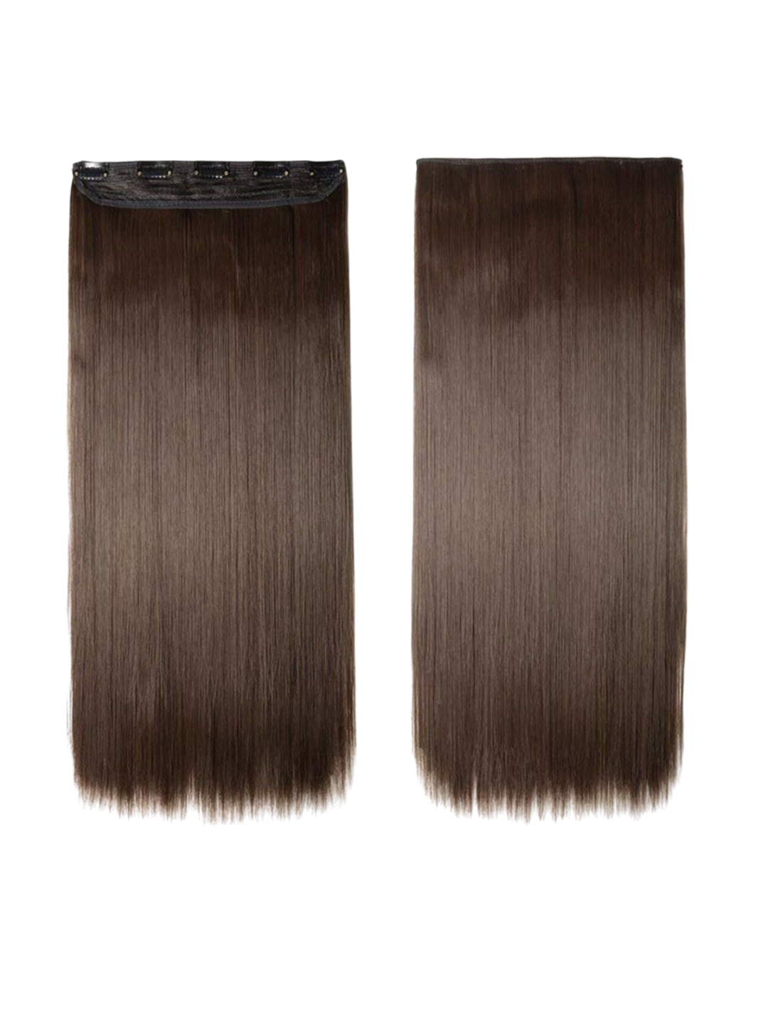 

vister Clip-In Straight Hair Extension - Brown - 24 Inch