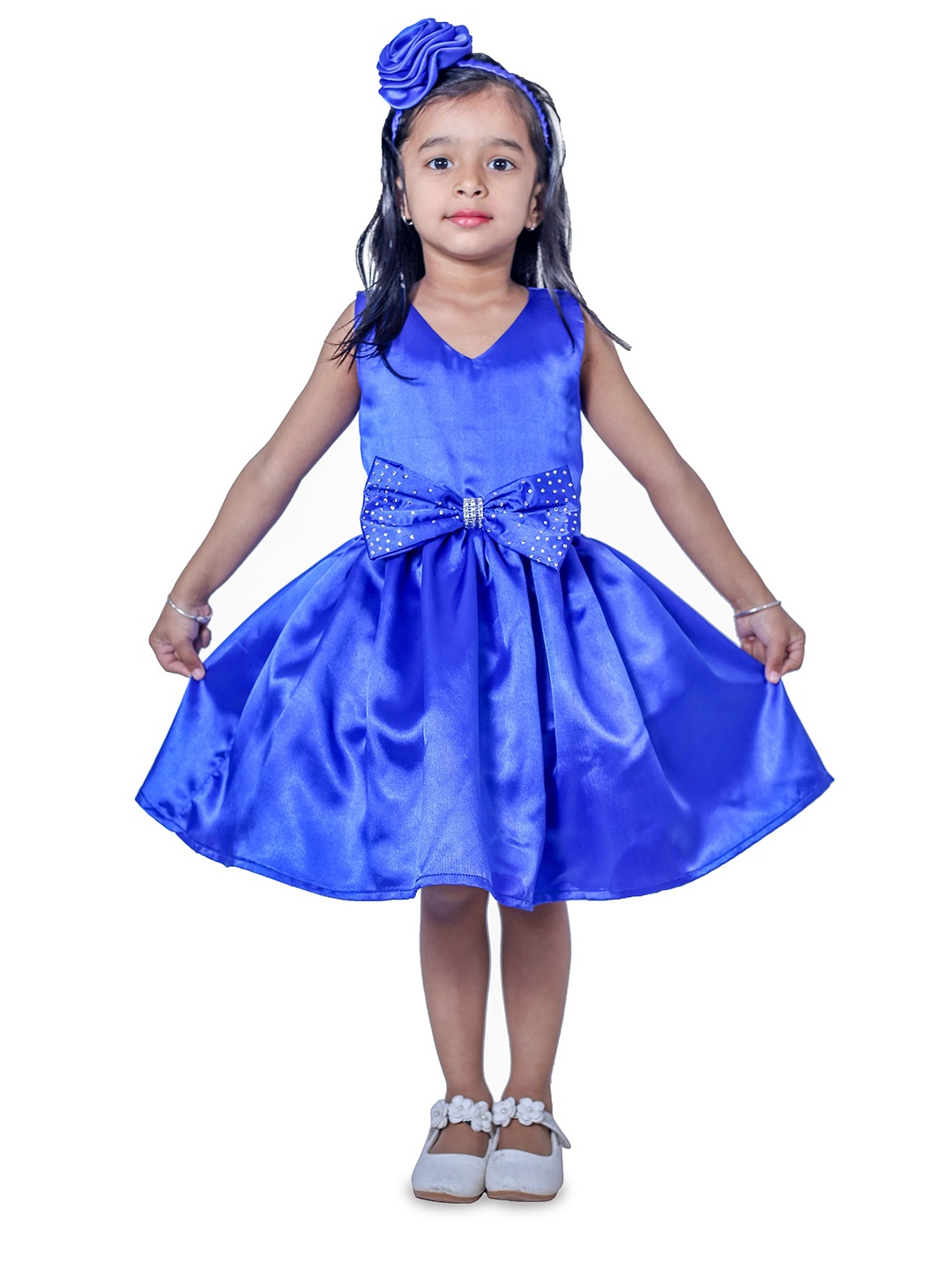 

Wow Princess Satin A-Line Dress, Blue