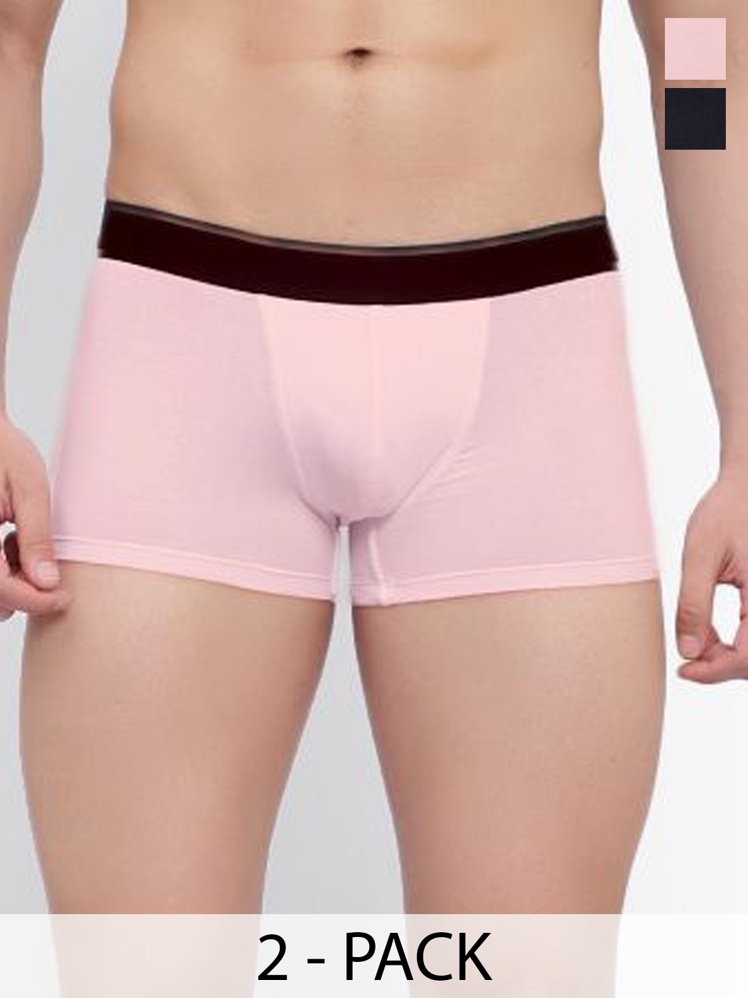 

Bruchi CLUB Pack Of 2 Short Trunks ML-TRNK923-2C, Pink