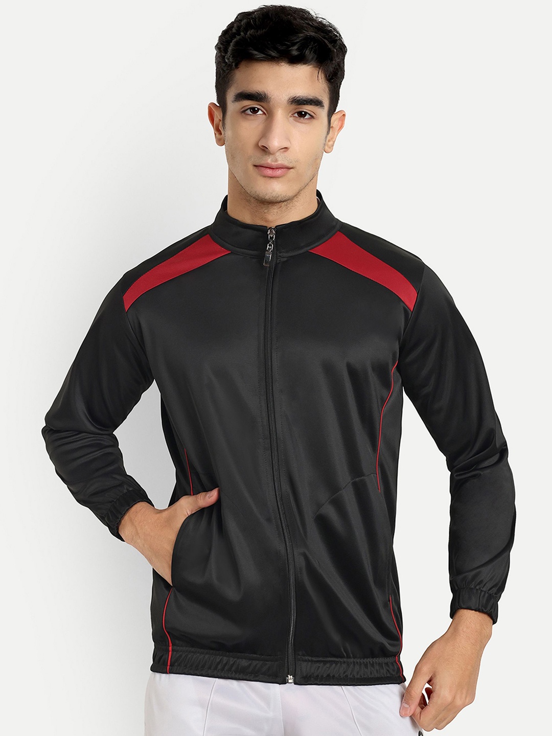 

ESTRO Men Lightweight Training or Gym Sporty Jacket, Black