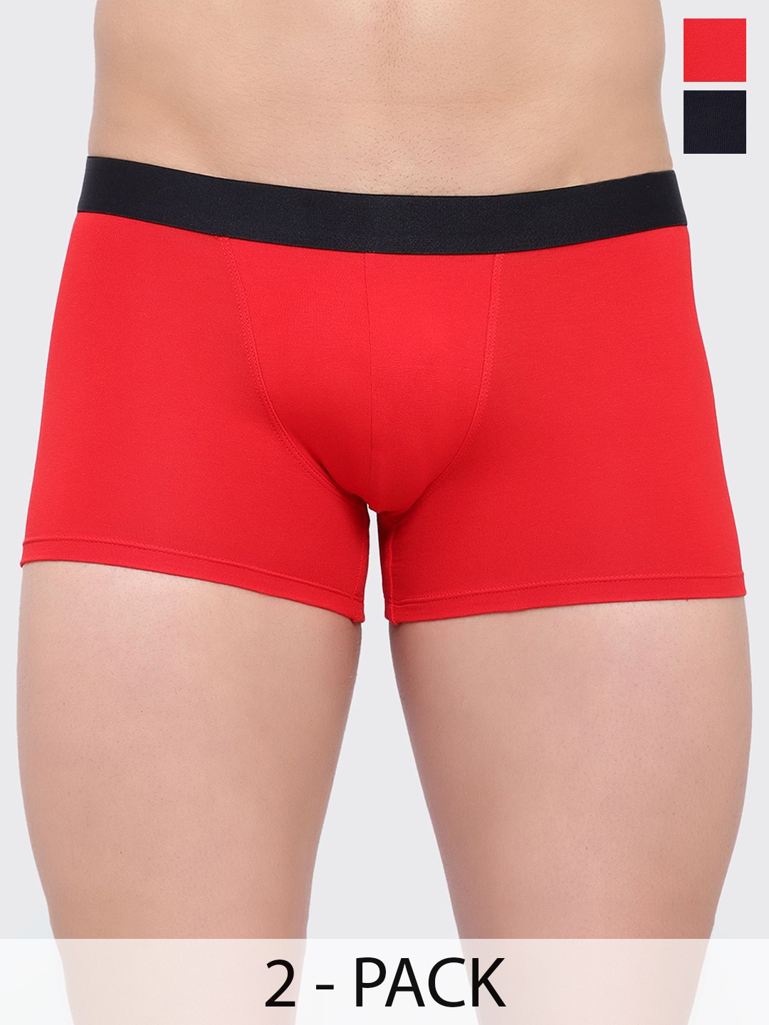 

Bruchi CLUB Men Pack Of 2 Short Trunks ML-TRNK926-2C, Red