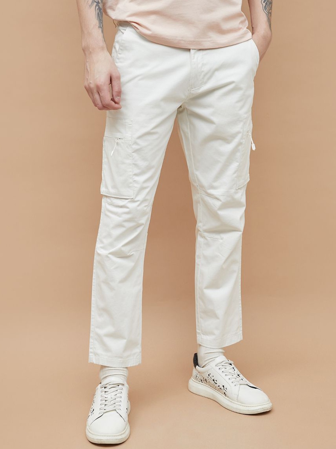 

Forca Men Chinos Trousers, Off white