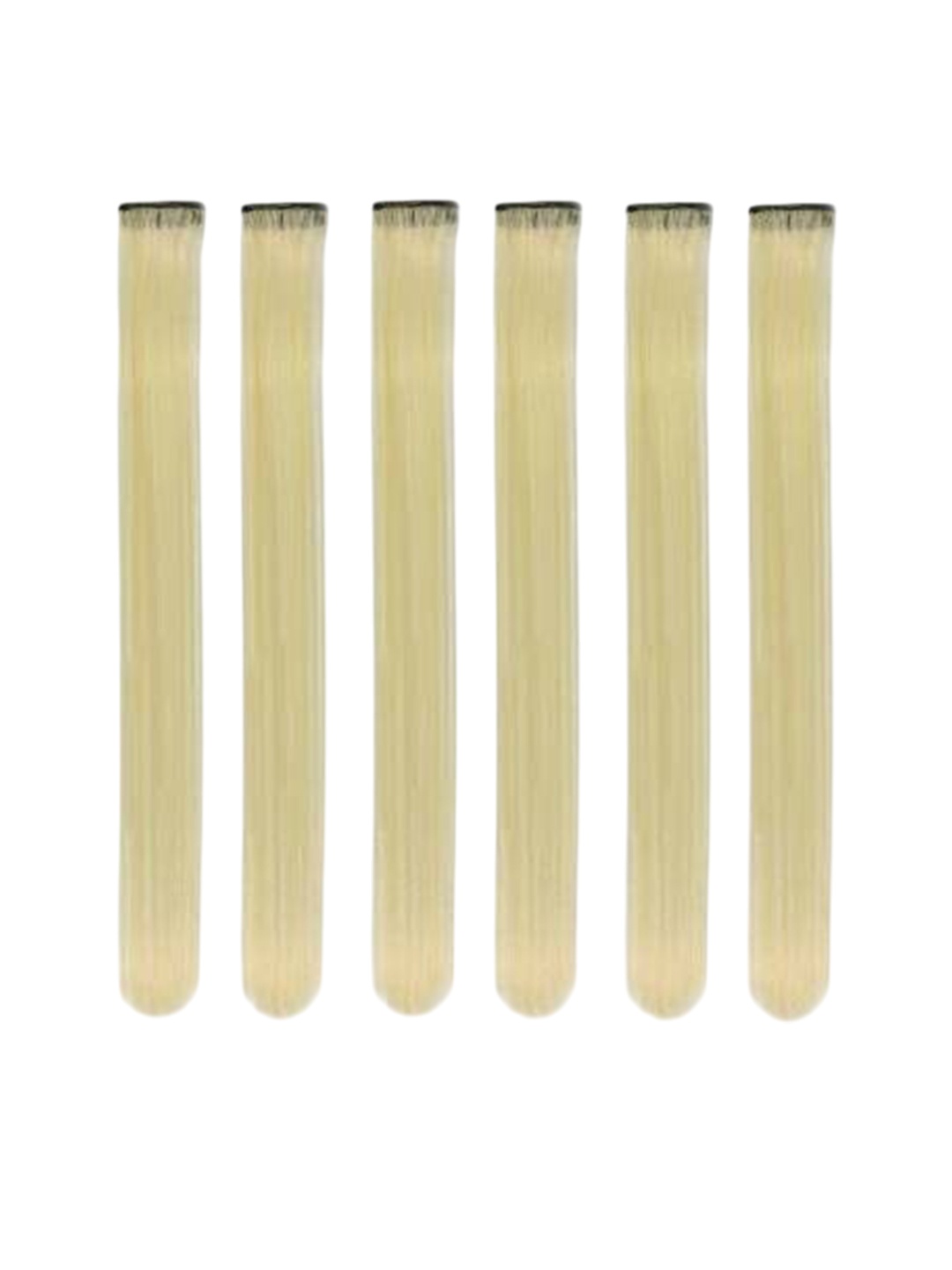 

vister Set Of 4 Straight Clip-In Hair Extension - 22 Inch - Golden, Gold