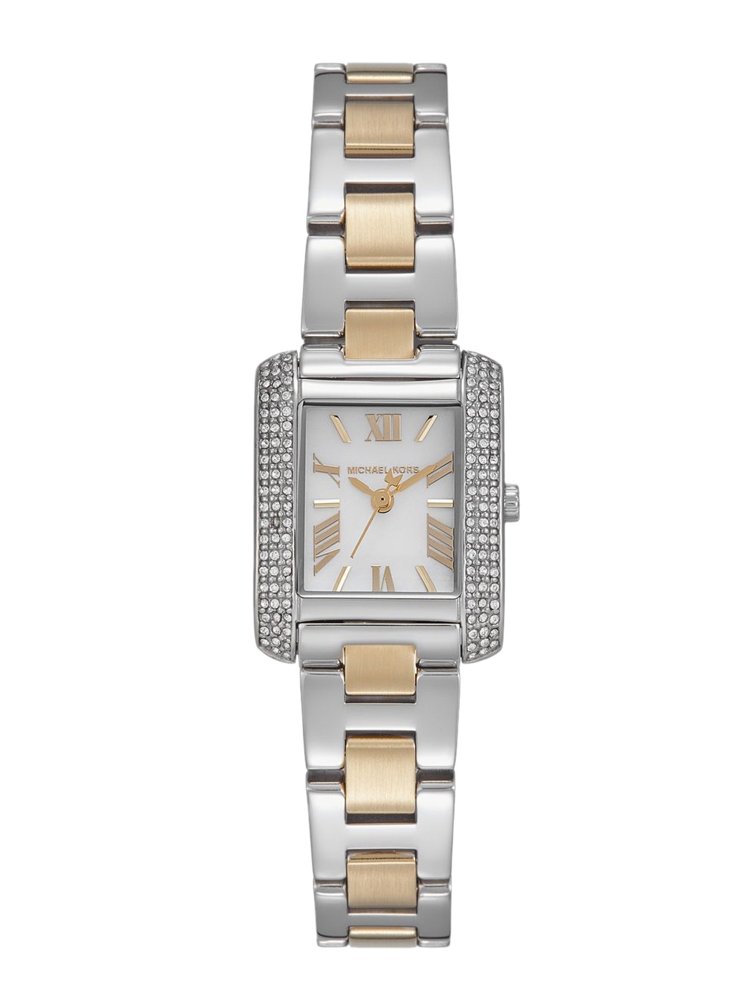 

Michael Kors Women Embellished Dial & Stainless Steel Straps Analogue Watch MK4882, Multi