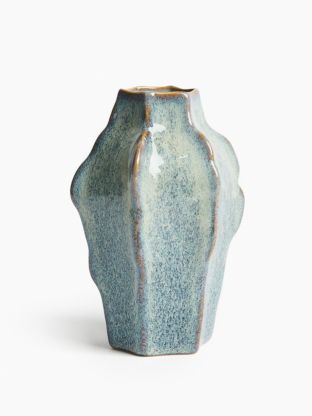 

H&M Turquoise Blue Small Stoneware Vase