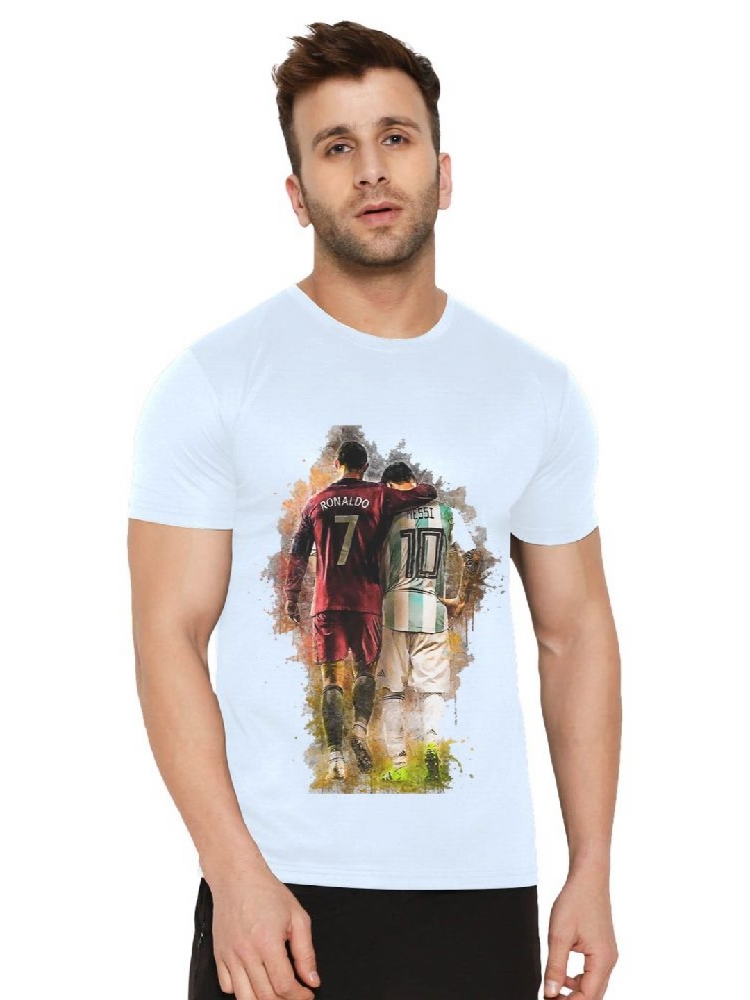 

SHUBHAM DESIGNER GALLERY Men Printed T-shirt, White