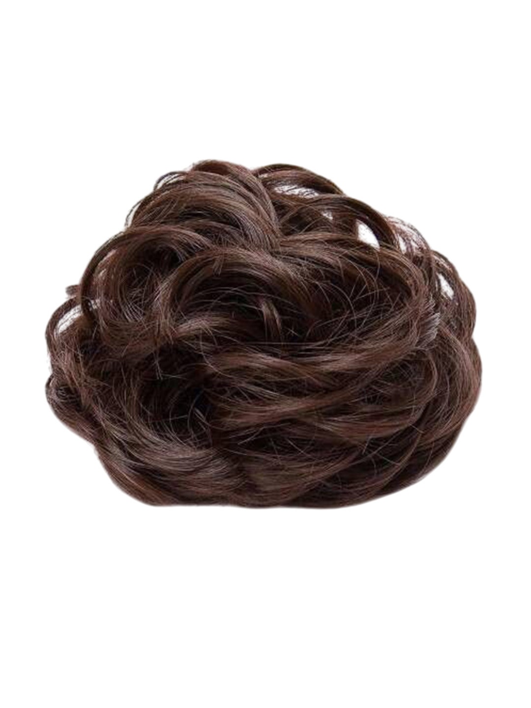 

vister Clutcher-Based Hair Bun Extension - Natural Brown - 6 Inch