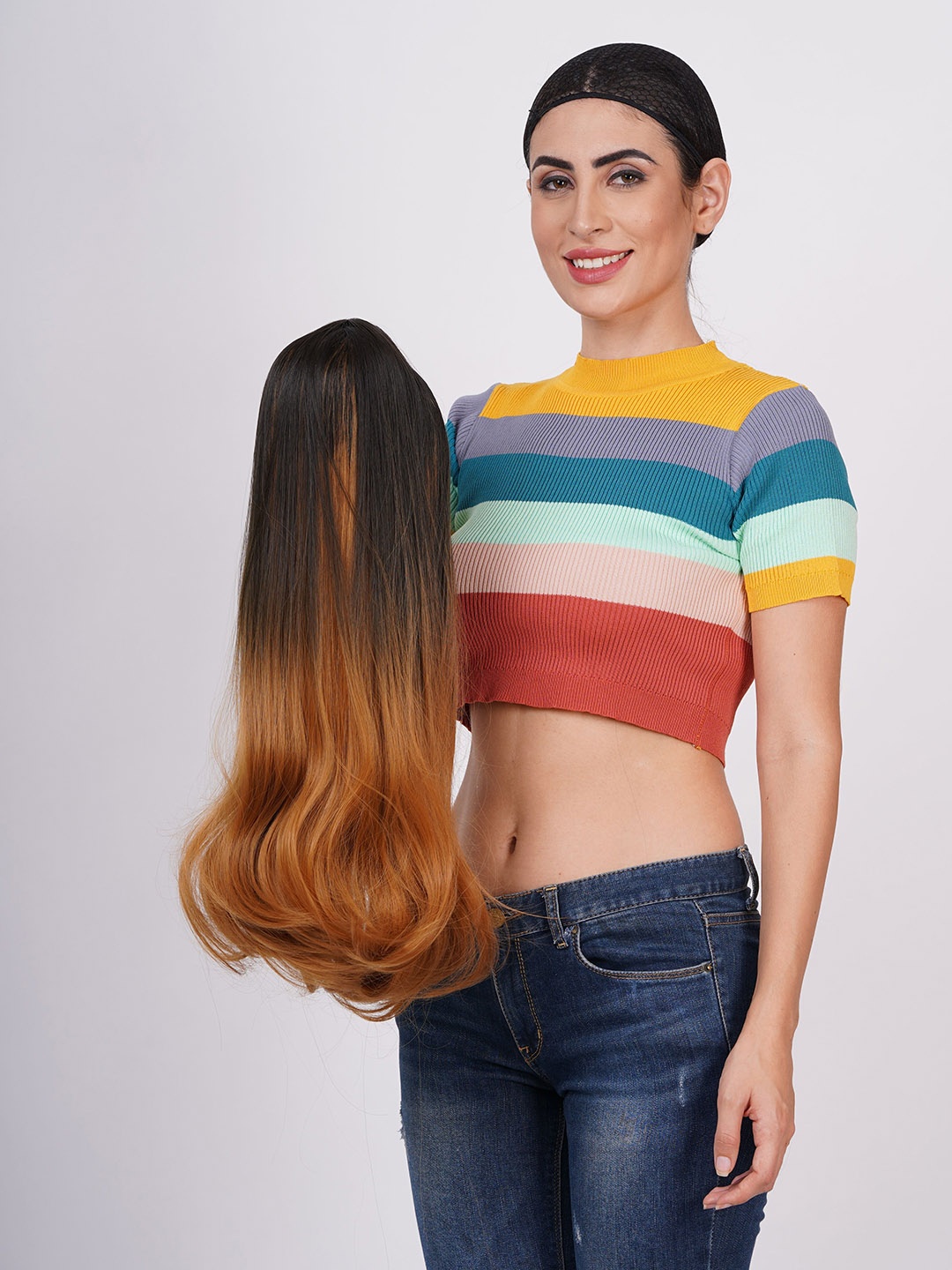 

vister Wavy Halo Hair Extension- Brown - 28 Inch