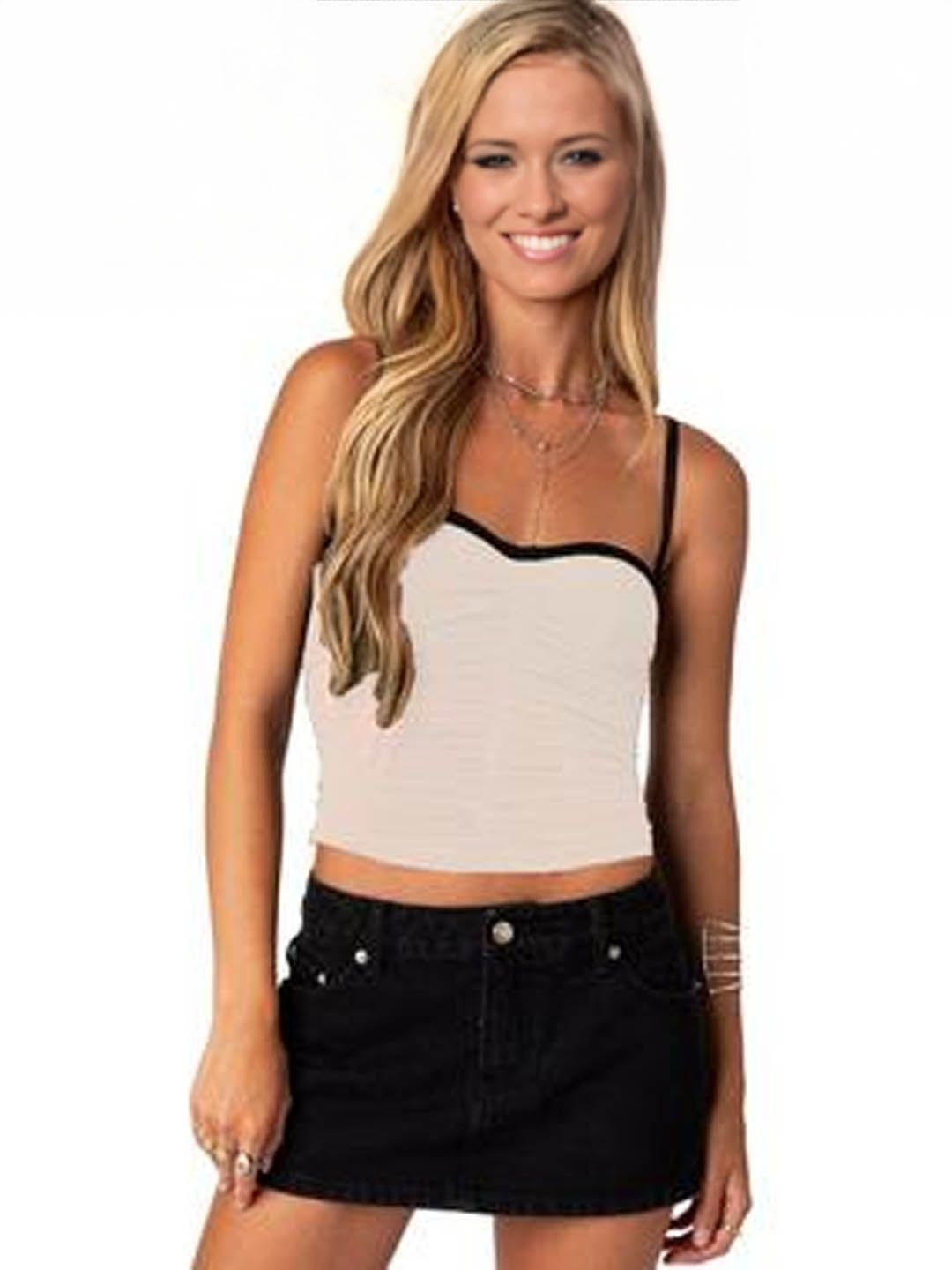 

StyleCast Crop Top, White