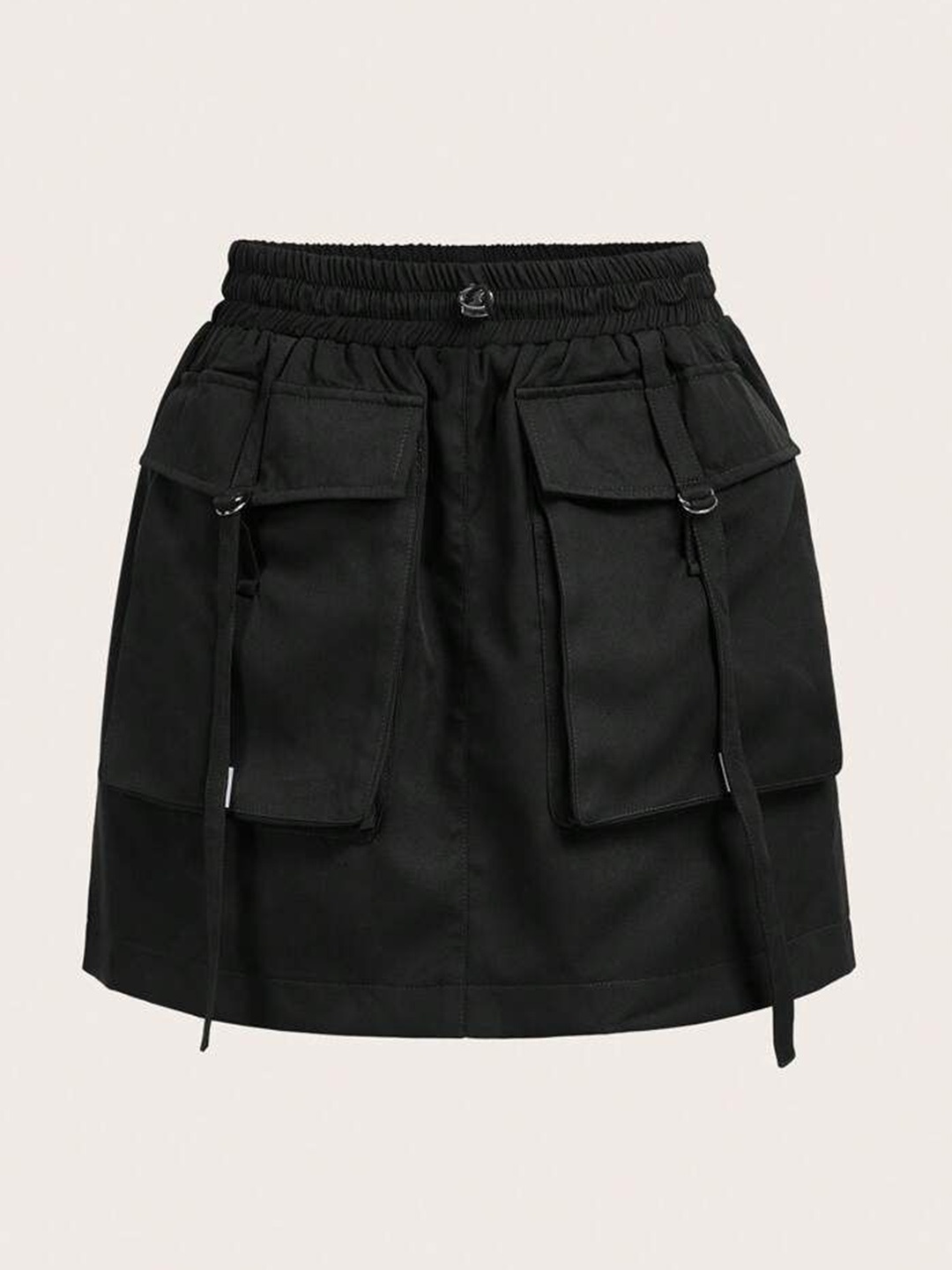 

TABADTOD Women Cargo Mini Skirt, Black